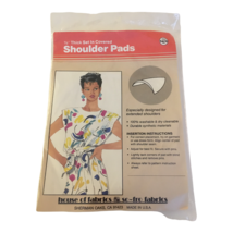 House of Fabrics So Fro Shoulder Pads Vintage 1/2&quot; Dress Making Extended... - $5.99