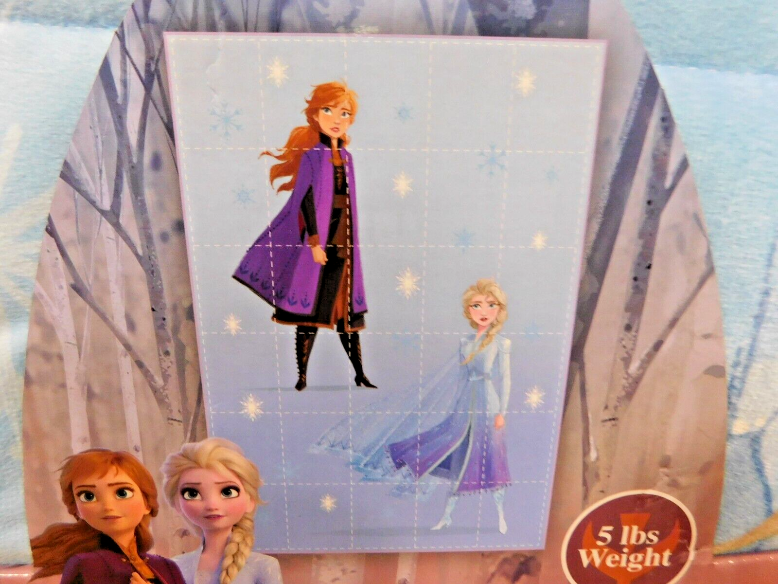 Frozen 2 Weighted Blanket Kids 40" x 60” 5 lbs  Elsa & Anna Disney Girls NEW - $23.22