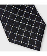 NWT BROOKS BROTHERS Country Club golf ball &amp; tee silk tie black/white/blue - $51.50 CAD
