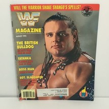 WWF / WWE Magazine August 1992: The British Bulldog / Tatanka / Boss Man - £10.45 GBP