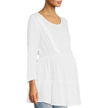 Time and Tru Women&#39;s Maternity Popover Top White - Size XL (16-18) - £11.98 GBP
