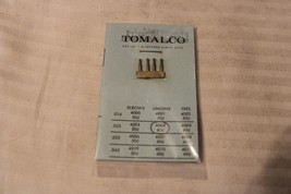 HO Scale Tomalco, Set of 4 Pipe Unions .025, Brass, #4004 BNOS - $8.55