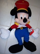 Disney Nutcracker Mickey Holiday 2002 Plush Toy 31&quot; Store Exclusive Vtg New - £46.91 GBP