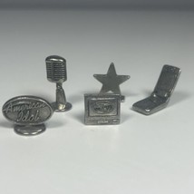 Hasbro Monopoly My American Replacement Tokens Pewter Charm Lot Of 5 - $4.94