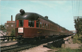 Gulf Mobile And Ohio Railroad Observation Car Vanishing Vista Photo  8.75 x 5.5 - £3.55 GBP