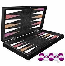 LaModaHome 19&#39;&#39; Turkish Fall Backgammon Set, Wooden, Board Game for Family Game  - £49.80 GBP