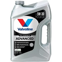 Valvoline Advanced Full Synthetic SAE 5W-30 Motor Oil 5 QT (Packaging Ma... - £46.58 GBP