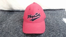 Phys Sci Men&#39;s Fitted Hat Red Size OSFA Embroidered Logo Cotton Blend - $19.99