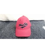 Phys Sci Men&#39;s Fitted Hat Red Size OSFA Embroidered Logo Cotton Blend - $27.10 CAD