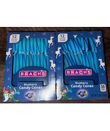 Brachs ~ Blueberry Candy Cane Christmas 5.3 oz 24-Canes ~ 2-Pack ~ 06/2027 - $24.35 CAD