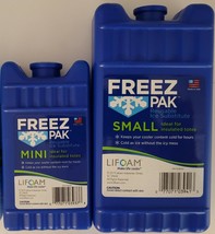 Frozen Gel Reusable Freeze Ice Packs FreezPak, Select: Mini or Small - £2.38 GBP+