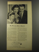 1953 Bell Telephone System Ad - The Precious gift of speech - $18.49