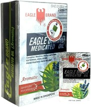 12 Pack- Eagle Brand Medicated Oil 24 ml (Aromatic-Lavender Eucalyptus) ... - $69.28