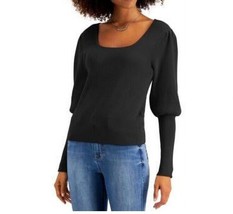 Willow Drive Womens Medium Black Puff Sleeve Sweater NWT B61 - £19.34 GBP