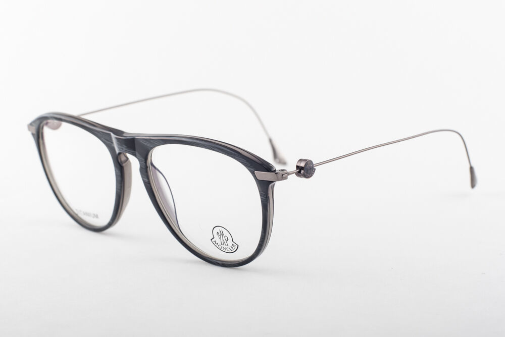 MONCLER MC013-V03 Gray Gunmetal Titanium Eyeglasses MC 013-V03