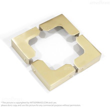 Decorative Polished Brass Corner Protector for Furniture, Table, Trunk -... - $35.00