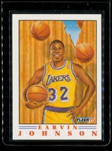 1991 Fleer Illustrations Basketball Card 6 Of 6 Earvin Johnson La Lakers - £9.93 GBP