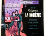 Puccini: Highlights From La Boheme [Vinyl] Puccini; Renato Cellini; Vict... - £28.31 GBP