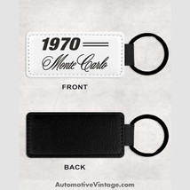 1970 Chevrolet Monte Carlo Leather Car Keychain - £11.32 GBP