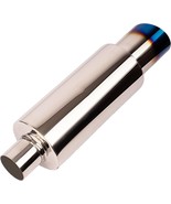 2.0 Inch Inlet 3.0 Inch Outlet Exhaust Muffler 2.0&quot; to 3.0&quot; Universal 15... - $70.86