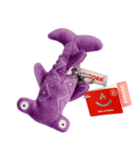 Aurora Plush Hammerhead Key Ring Purple Blue New with Tags Purse Backpac... - $163.54 MXN