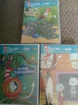 The Cat in the Hat: Knows a Lot About Ocean, Friends, &amp; Skin DVD lot of 3 - £7.67 GBP