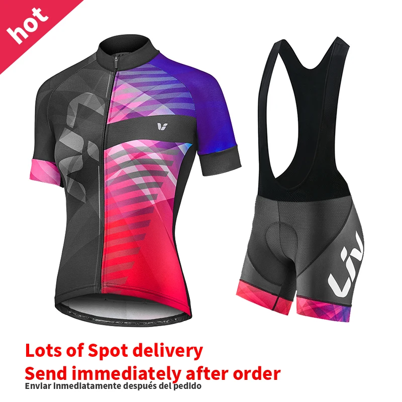 SportinA delivery Women LIV Cycling Clothing 2022 Breathable MTB Bicycle Clothes - £37.66 GBP