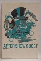 POISON / BRET MICHAELS - ORIGINAL CLOTH CONCERT TOUR BACKSTAGE PASS **LA... - $10.00