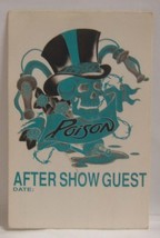 POISON / BRET MICHAELS - ORIGINAL CLOTH CONCERT TOUR BACKSTAGE PASS **LA... - £7.86 GBP