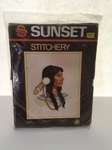 Princess Needlework Sunset Stitchery Kit #2219 New Sealed Yarn - £24.62 GBP