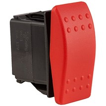 Contura II Soft Red 12 Volt 20 Amp On / Off / On Rocker Switch Both On Positions - £18.05 GBP