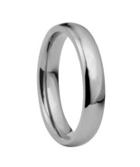 Men&#39;s 5mm High Polish Comfort Fit Titanium Wedding Band - £19.94 GBP