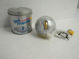 Jelfin G800i Gel Covered 1000 Dpi Win/Mac Usb Mouse Yellow 41-4 - £13.07 GBP