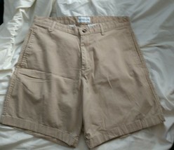 Saddlebred Men&#39;s Walking Shorts Size 34 Beige Excellent Free Shipping USA - £12.37 GBP