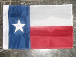 12X18 Embroidered Texas Sleeve Pole Nylon Flag 12&quot;X18&quot; Banner - £7.38 GBP