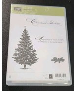 Stampin Up Special Season Rubber Stamp Set 4 Stamps Retired Christmas Tr... - $20.48 CAD