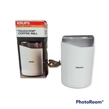 Vintage Krups &#39;Fast Touch&#39; Coffee Bean/Spice Mill Grinder 208 White - £24.59 GBP