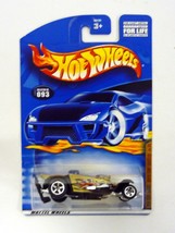 Hot Wheels Super Comp Dragster #093 Skin Deep 1/4 Gold Die-Cast Car 2001 - $41.38 MXN