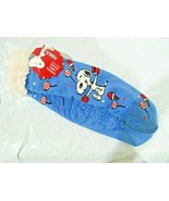 Peanuts Snoopy Blue Sherpa Lined Unisex Non-Slip 1 Size Slipper Socks - £14.93 GBP