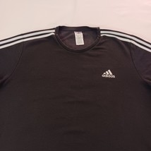 Adidas GK9106 Men's 3-Stripes Black Cotton Blend Pullover Sweatshirt Size 2XL image 10