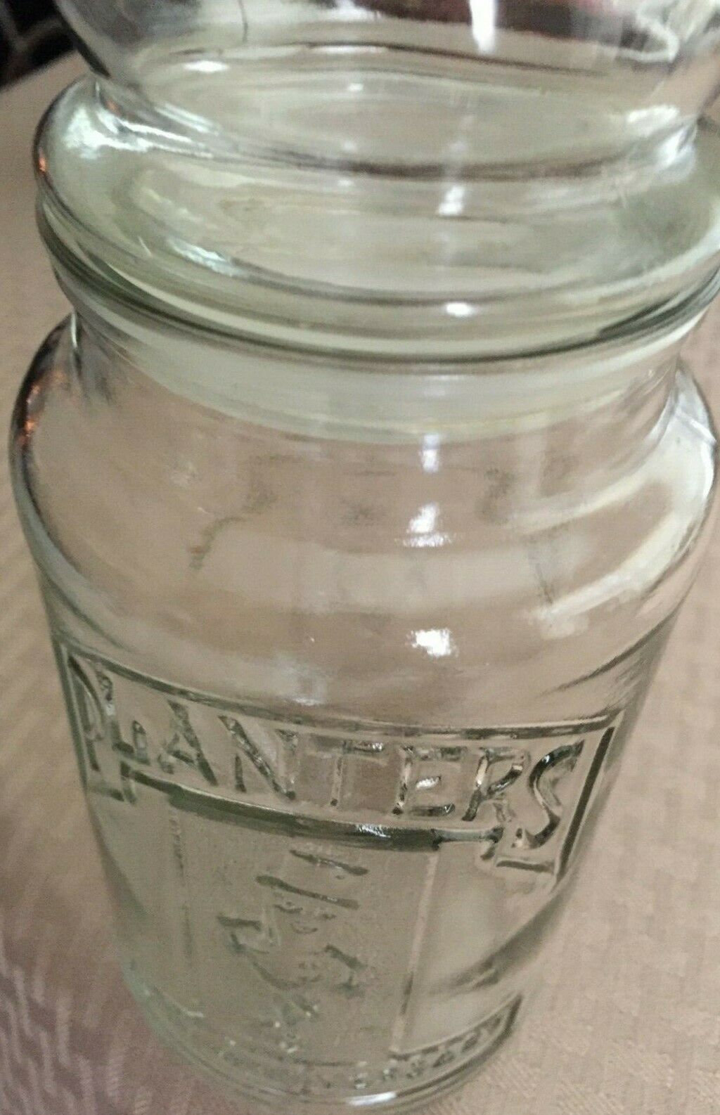 PLANTERS  VINTAGE  JAR 75TH ANNIVERSARY  1981 w/ LID - $19.79