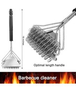 3in1 Grill Brush Net Cleaning Scraper BBQ Accessory for All Grills Perfe... - £18.32 GBP