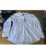 Wrangler Long Sleeve Pearl Snap Rancher Western Shirt - Size X-Large, White - $33.92 CAD