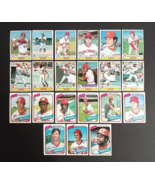 1979 &amp; 1980 O-Pee-Chee OPC Cincinnati Reds Baseball Card Lot NM+ (21 Dif... - $24.99