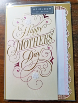 Mother&#39;s Day For Any Mom Greeting Card Hallmark Lace Pink Mom Friend Family 11 - £2.94 GBP