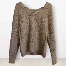 Boston Proper wool &amp; acrylic sweater with back zipper size M - £35.69 GBP