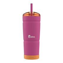 Bubba Envy-S 24oz Insulated Stainless Steel Tumbler w/ Straw Bumper Pink... - $26.74