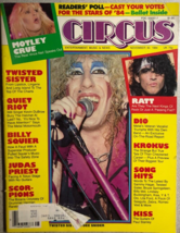 CIRCUS music magazine November 30, 1984 Dee Snider Twisted Sister COMPLETE - £15.57 GBP