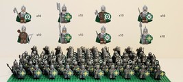 Lord of the Rings Rohan Army Royal Guards Archers Infantry 80pcs Minifigure Toys - €113,25 EUR