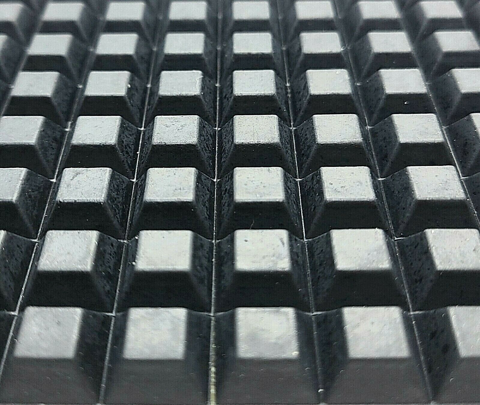 Guitar Pedal Feet 1/4&quot; Thick x 1/2&quot; Wide Solid Rubber Stick On Bumpers 2... - $11.95